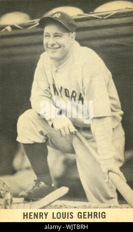 Gehrig, Lou  Baseball Hall of Fame