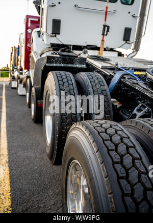 Wheels of a train car carrying train car wheels Stock Photo: 47858240 ...