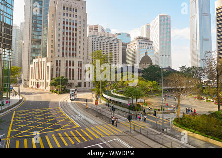 HONG KONG, CHINA - CIRCA FEBRUARY, 2019: Hong Kong in the daytime. Stock Photo