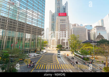 HONG KONG, CHINA - CIRCA FEBRUARY, 2019: Hong Kong in the daytime. Stock Photo