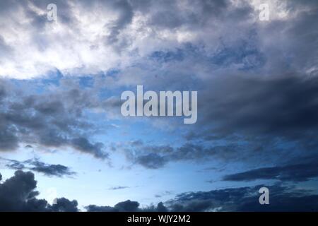 Floating Clouds On The Beautiful Sky Stock Photo