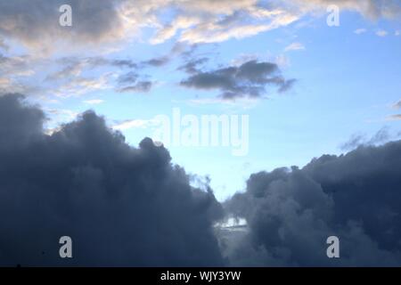 Floating Clouds On The Beautiful Sky Stock Photo