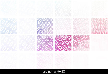 Data Network with Fast Moving Data Packets Stock Photo