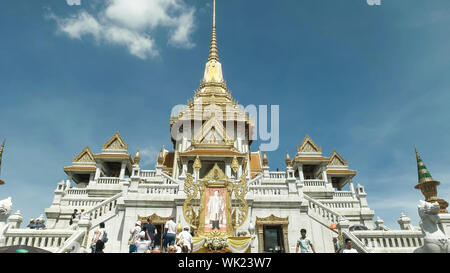 BANGKOK, THAILAND- JUNE, 23, 2017 the exterior of the gold buddha temple in bangkok Stock Photo