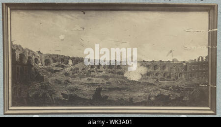 Interior view of Fort Sumter in 1864 i.e. 1863 Stock Photo