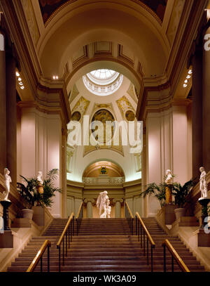 Interior view of Museum of Fine Arts, Boston, Massachusetts Stock Photo