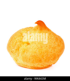 Freshly Baked Profiterole isolated on white background Stock Photo