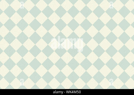 Digitally generated blue and cream patterned wallpaper Stock Photo