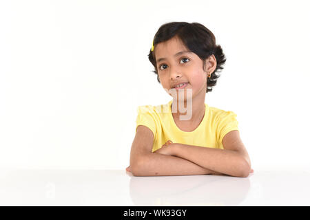 Girl day dreaming Stock Photo