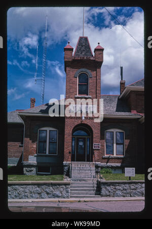 Jail (1896), Philipsburg, Montana Stock Photo