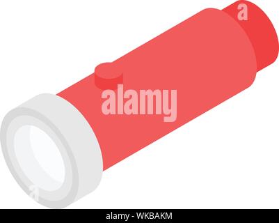 Syringe box icon, isometric style Stock Vector