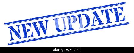 new update stamp. new update square grunge sign. new update Stock Vector