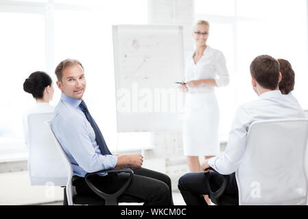 businessman on business meeting in office Stock Photo