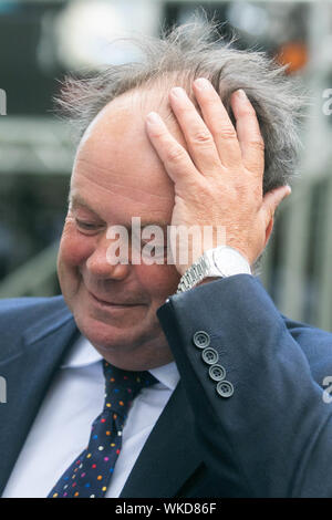 Westminster London, UK. 4th September 2019. Stephen Hammond, Member of Parliament for Wimbledon one of 21 Conservative  rebel mps who was sacked by the government  after voting with the opposition parties on Standing Order 24 in  Parliament to block a no deal set out by Prime Minister Boris Johnson on 31 October Credit: amer ghazzal/Alamy Live News Stock Photo