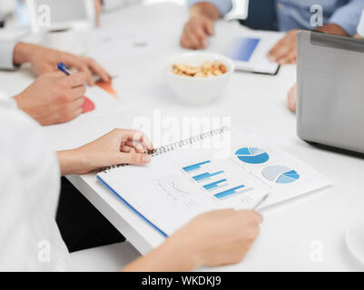 business team having discussion in office Stock Photo