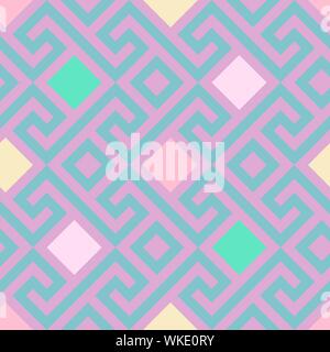 vector seamless Greek ornament, Meander Stock Vector