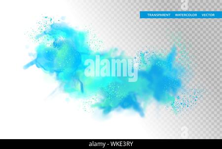 Abstract Watercolor Splash Stock Vector