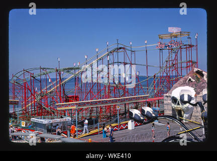 Jet Star roller coaster Seaside Heights New Jersey Stock Photo