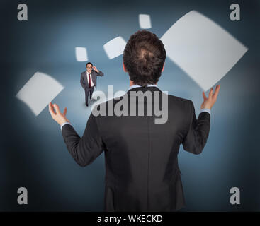 Composite image of handsome businessman wearing handcuffs Stock Photo ...