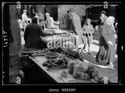 Jewish market in Mea Shearim Stock Photo