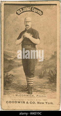 Jim McCormick, Chicago White Stockings, baseball card portrait Stock Photo