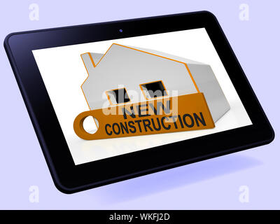 New Construction House Laptop Meaning Recently Constructed Home Stock