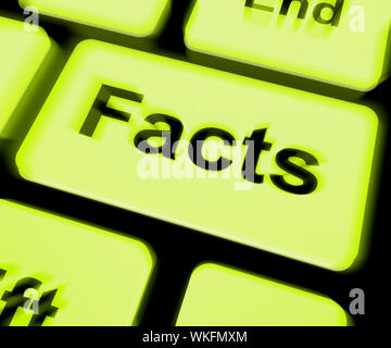 Data Keyboard Showing Facts Information Knowledge Stock Photo - Alamy
