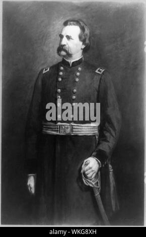 John Alexander Logan, three-quarter length portrait, facing left, in uniform / H.K. Saunders Stock Photo