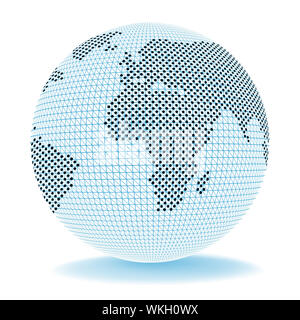 Globe World Meaning Exporting Globally And Ecommerce Stock Photo