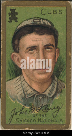 John G. Kling, Chicago Cubs, baseball card portrait Stock Photo