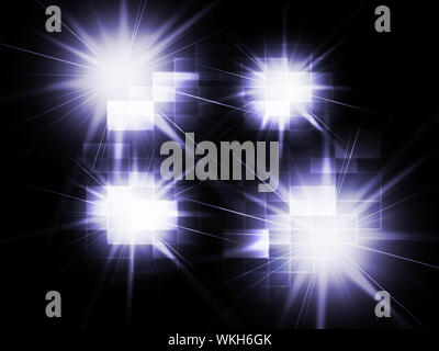 Blurred Light Spots Background Meaning Twinkling Reflections Or Sparkles Stock Photo