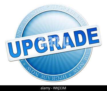 Blue Update Button An image of a useful blue update button Stock Photo - Alamy