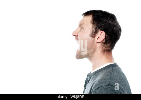 Side view portrait of man with eyes closed stock photo (221029) -  YouWorkForThem