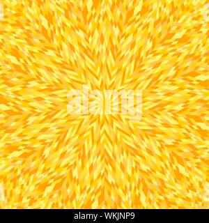 Dynamic abstract round tile pattern background design - hypnotic circular psychedelic vector illustration from geometrical tiles Stock Vector