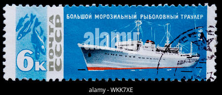 Soviet Union Postage Stamp - Shipping Stock Photo