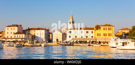 Panoramic view of Fazana village, Croatia. Stock Photo