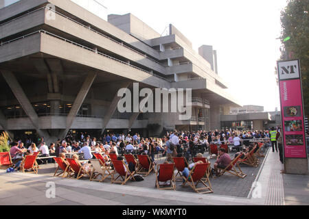 National Theatre South Bank London summer 2019 Stock Photo