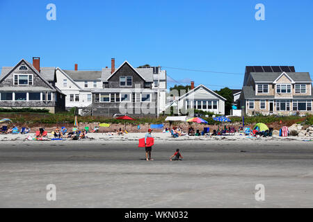 Higgins Beach.Scarborough.Maine.USA Stock Photo