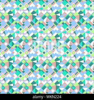 Seamless geometrical mosaic pattern background - abstract colorful vector graphic Stock Vector