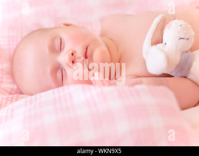 Sweet kid sleeps Stock Photo