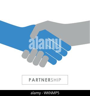 handshake people shake hands pictogram isolated on white background vector illustration EPS10 Stock Vector