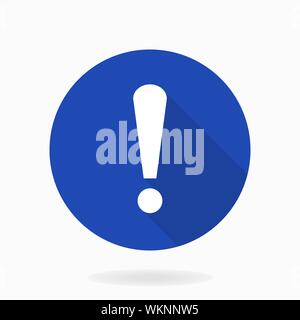 Fine Vector Exclamation Icon Stock Vector