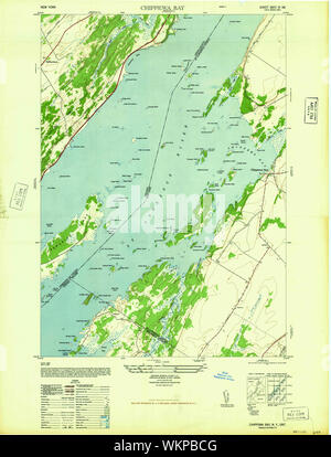 New York NY Chippewa Bay 122978 1948 24000 Restoration Stock Photo