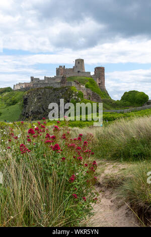 Bamburgh Castle, Northumberland, UK Stock Photo