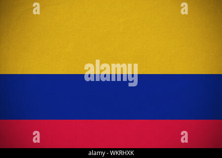 Digitally generated colombia national flag Stock Photo