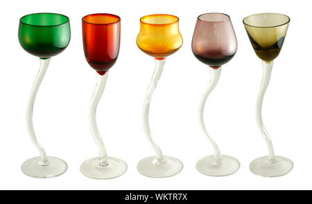 Fancy cocktail glasses and crackled glass Stock Photo by ©rjlerich 13420624