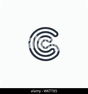 CS and SC creative initial based letter icon logo vector designs Stock Vector