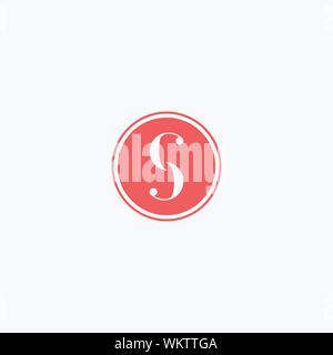 CS and SC creative initial based letter icon logo vector designs Stock Vector
