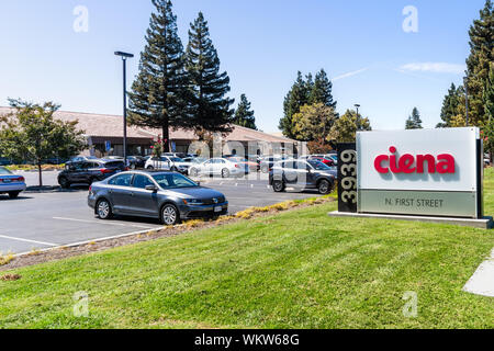 The headquarters of the technology firm Ciena in Hanover, Maryland