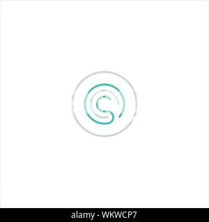 CS and SC creative initial based letter icon logo vector designs Stock Vector